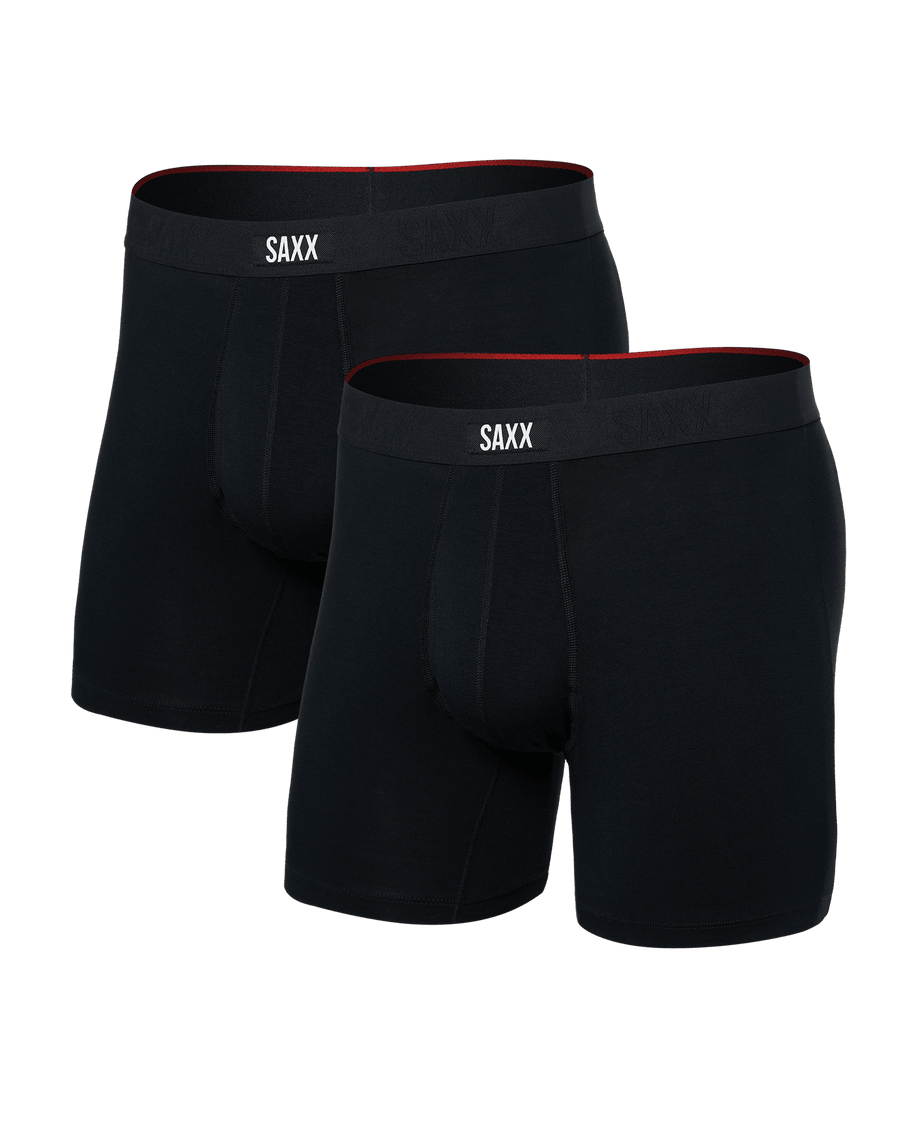 MEN'S SAXX VIBE XTRA SOFT COMFORT  6" 2 PACK | BLACK