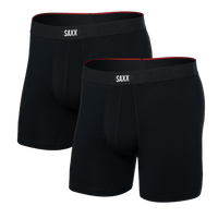 MEN'S SAXX VIBE XTRA SOFT COMFORT  6" 2 PACK | BLACK