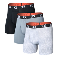 MEN'S SAXX MULTI-SPORT MESH BOXER BREIF FLY 3PK | XXCELLENCE / TRADEWINDS / BLACK