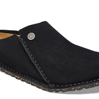 UNISEX BIRKENSTOCK ZERMATT PREMIUM SUEDE CLOG | BLACK