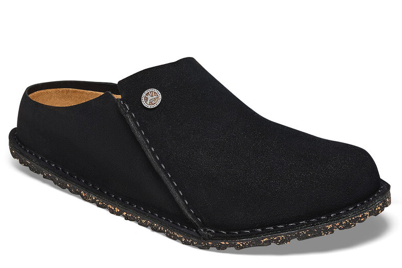 UNISEX BIRKENSTOCK ZERMATT PREMIUM SUEDE CLOG | BLACK