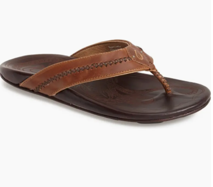 MEN'S OLUKAI MEA OLA | TAN / DARK JAVA