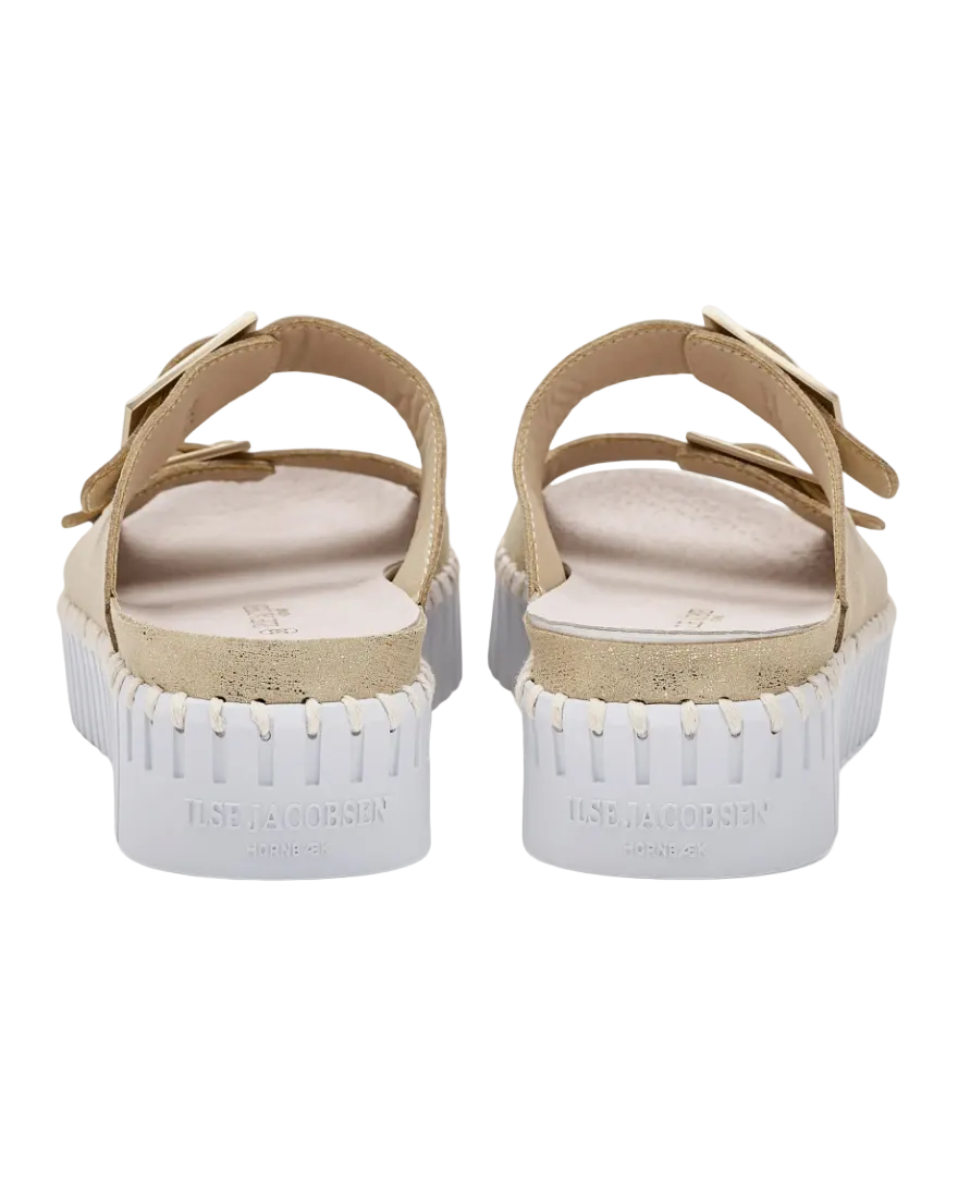 WOMEN'S ILSE JACOBSEN TULIP 1032 SANDAL | PLATINUM | WHITE