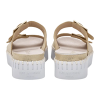 WOMEN'S ILSE JACOBSEN TULIP 1032 SANDAL | PLATINUM | WHITE