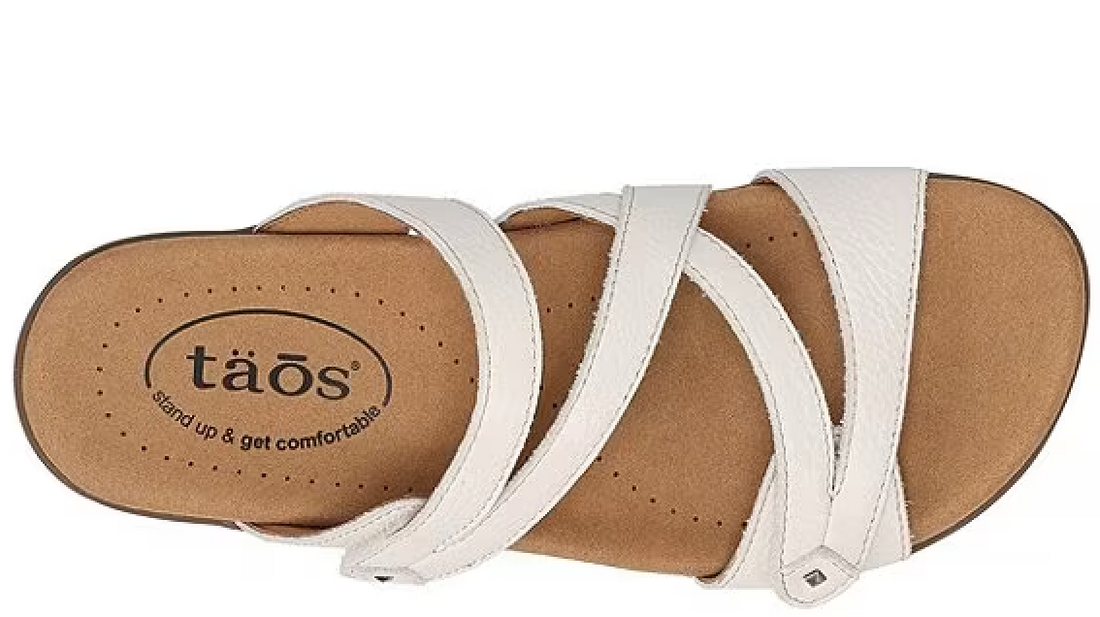 WOMEN'S TAOS DOUBLE U SANDAL | WHITE PEARL