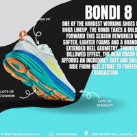 MEN'S HOKA BONDI 8 | BLANC DE BLANC / SOLAR FLARE