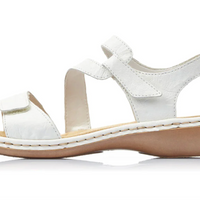 WOMEN'S RIEKER REGINA C7 SANDAL | WHITE