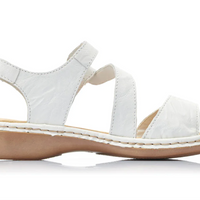 WOMEN'S RIEKER REGINA C7 SANDAL | WHITE