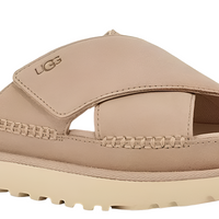 WOMEN'S UGG GOLDENSTAR CROSS SLIDE SANDAL | DRIFTWOOD