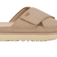 WOMEN'S UGG GOLDENSTAR CROSS SLIDE SANDAL | DRIFTWOOD