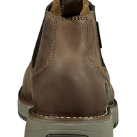 MEN'S CARHARTT MILLBROOK WATER RESISTANT 4-INCH SOFT TOE ROMEO WEDGE | DARK BROWN