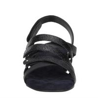 ROS HOMMERSON WOMEN'S BREEZE SANDAL | BLACK PEBBLE PATENT LEATHER