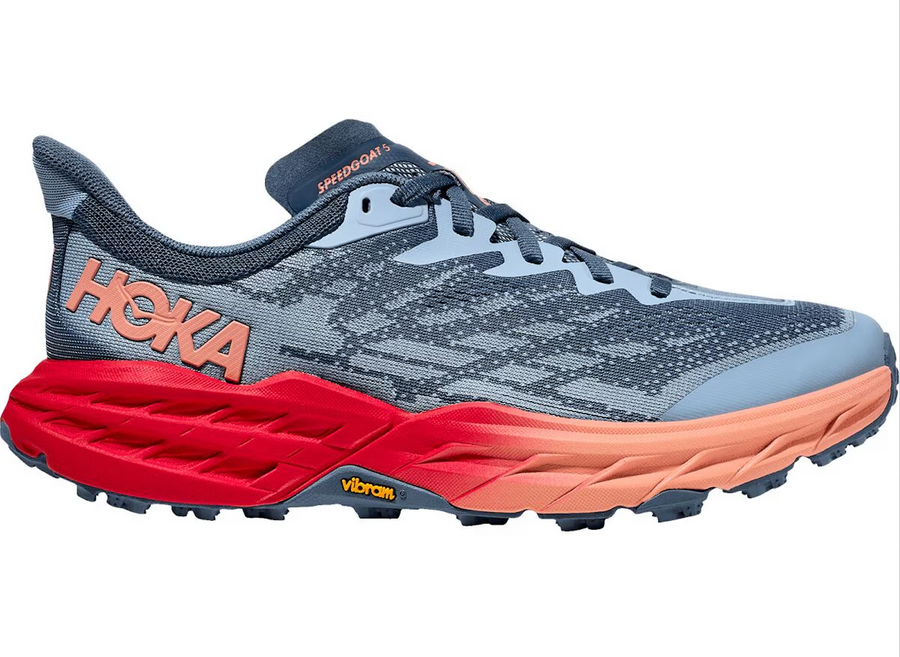 WOMEN'S HOKA SPEEDGOAT 5  | REAL TEAL / PAPAYA