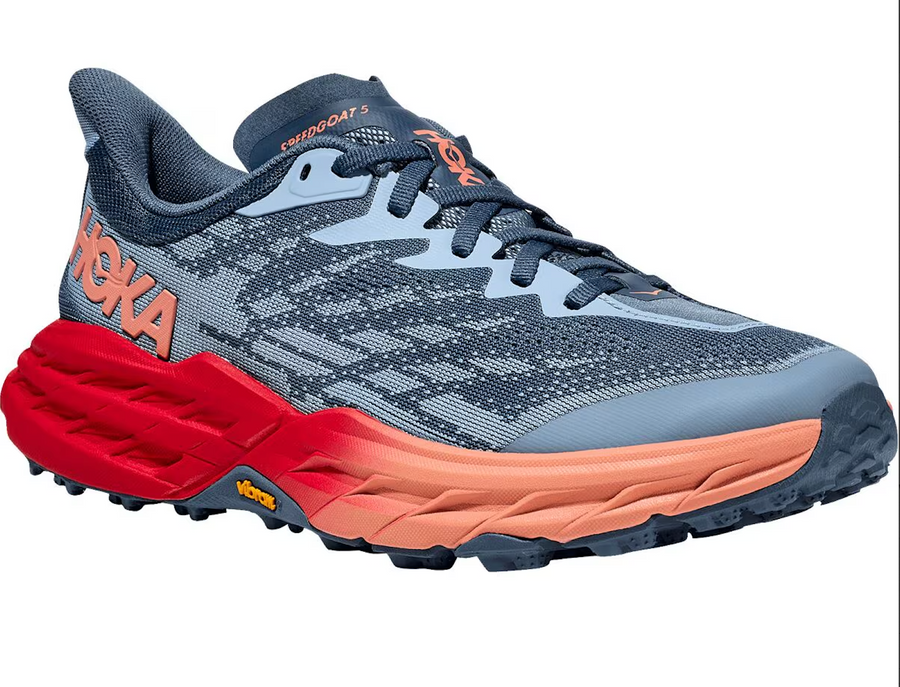 WOMEN'S HOKA SPEEDGOAT 5  | REAL TEAL / PAPAYA