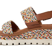 WOMEN'S JAMBU DESTINY SANDAL WEDGE | MULTI