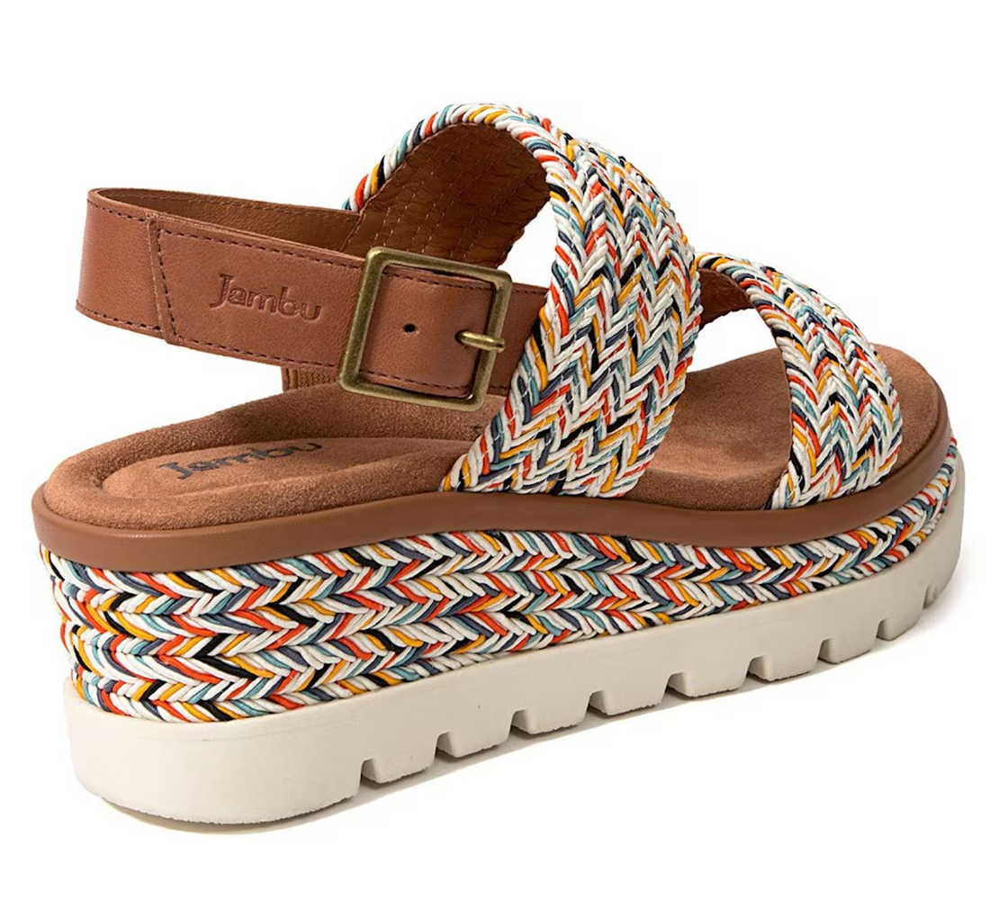 WOMEN'S JAMBU DESTINY SANDAL WEDGE | MULTI