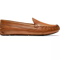 WOMEN'S COLE HAAN EVELYN DRIVER | PECAN LEATHER