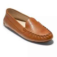 WOMEN'S COLE HAAN EVELYN DRIVER | PECAN LEATHER