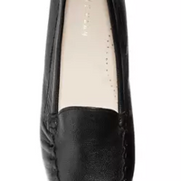 WOMEN'S COLE HAAN EVELYN DRIVER | BLACK LEATHER