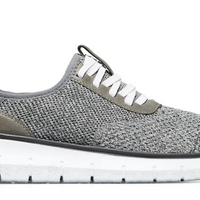 MEN'S COLE HAAN GENERATION ZERØGRAND STITCHLIGHT | GRAY KNIT / YELLOW / WHITE