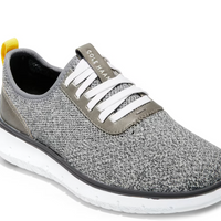 MEN'S COLE HAAN GENERATION ZERØGRAND STITCHLIGHT | GRAY KNIT / YELLOW / WHITE