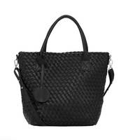 WOMEN'S ILSE JACOBSEN HANDBAG | BLACK / GUN METAL