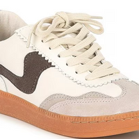 WOMEN'S DOLCE VITA NOTICE SHOE | WHITE / GREY LEATHER