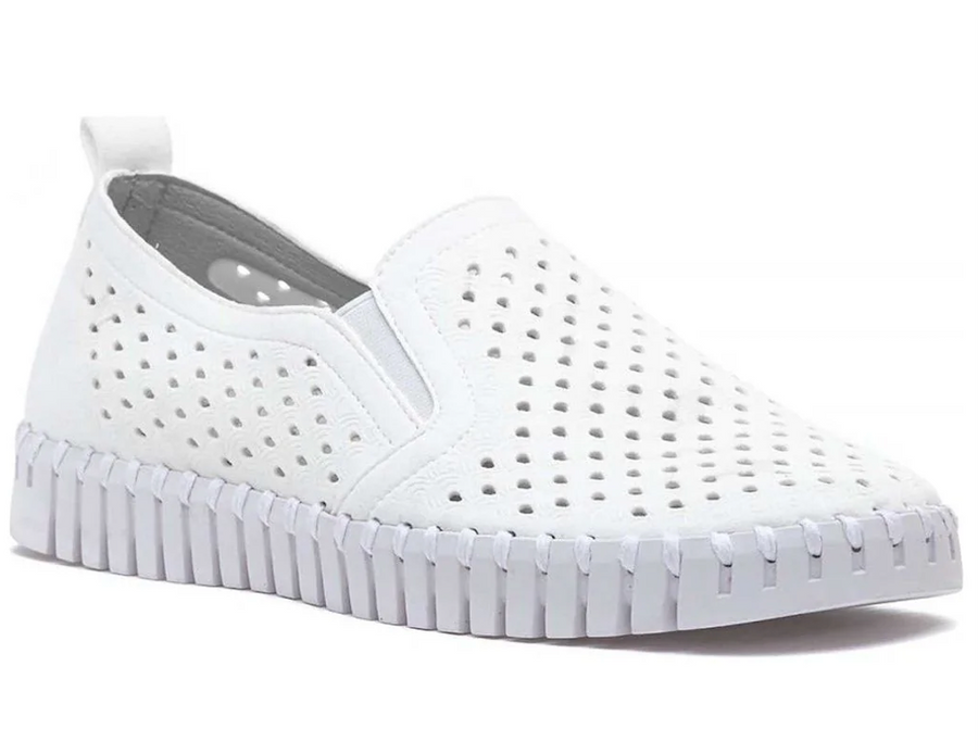 WOMEN'S ILSE JACOBSEN TULIP SLIP-ON | WHITE