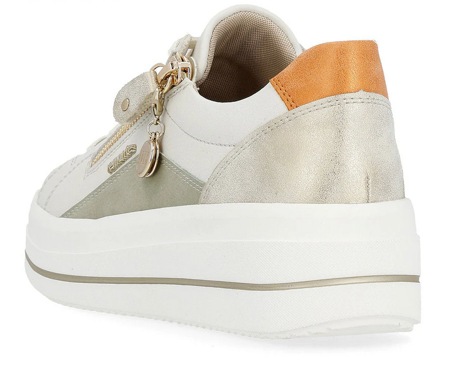 WOMEN'S REMONTE JULIKA 01 | OFFWHITE / SALBEI / MUSCHEL / ORANGE