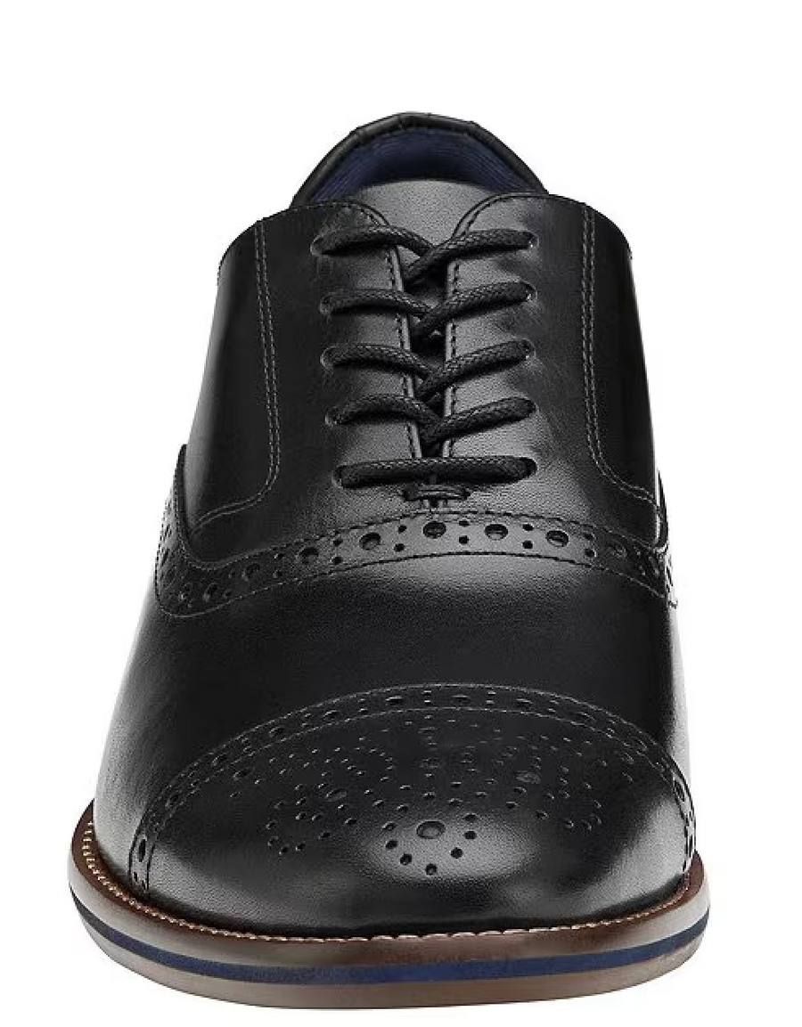 MEN'S JOHNSTON & MURPHY CONARD 2.0 CAP TOE | BLACK