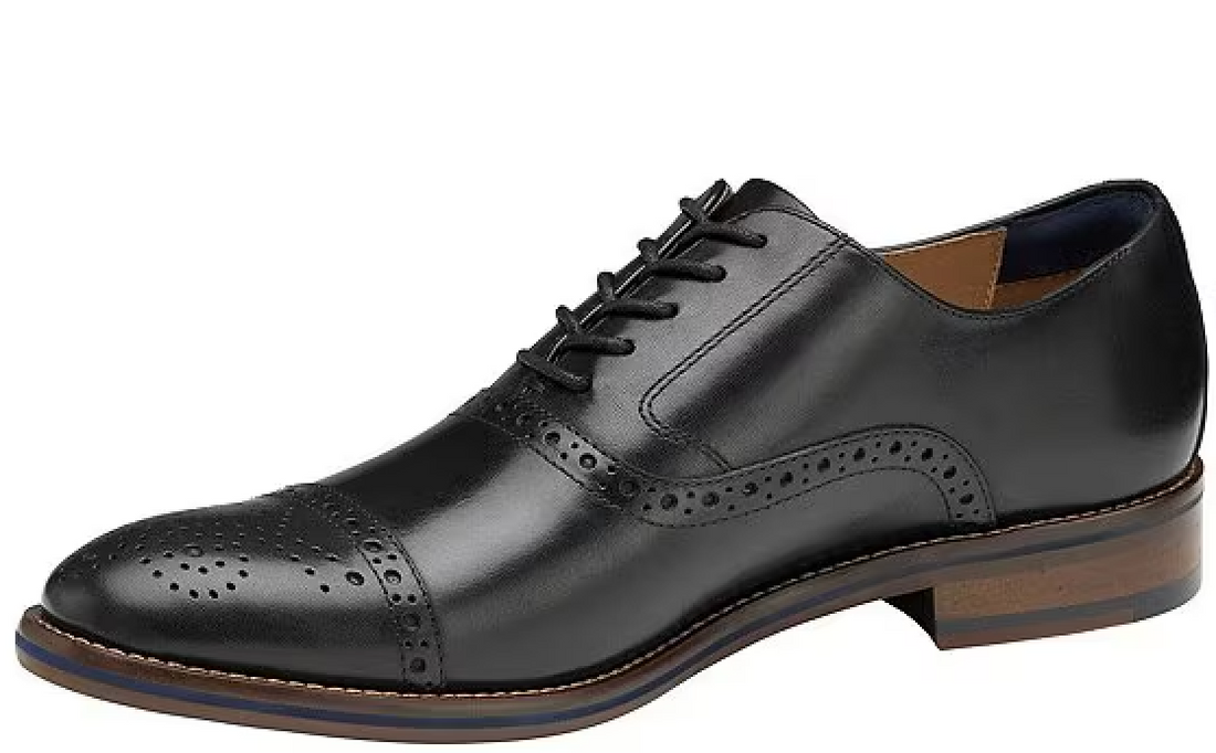 MEN'S JOHNSTON & MURPHY CONARD 2.0 CAP TOE | BLACK