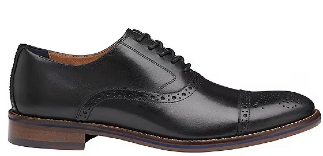 MEN'S JOHNSTON & MURPHY CONARD 2.0 CAP TOE | BLACK