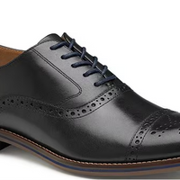 MEN'S JOHNSTON & MURPHY CONARD 2.0 CAP TOE | BLACK