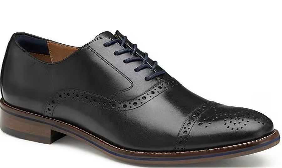 MEN'S JOHNSTON & MURPHY CONARD 2.0 CAP TOE | BLACK