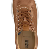 MEN'S JOHNSTON & MURPHY KINNON PERFORATED JOGGER | TAN