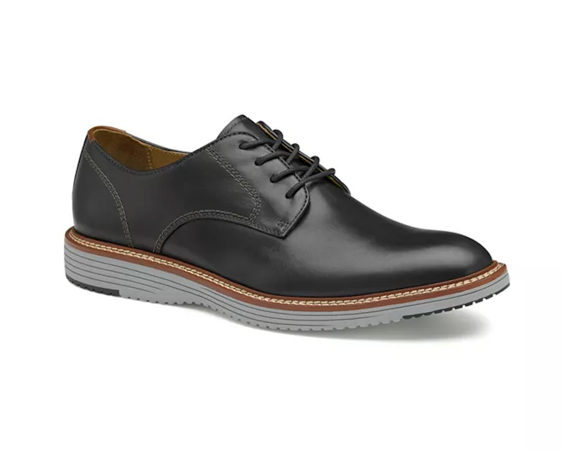 MEN'S JOHNSTON & MURPHY UPTON PLAIN TOE | BLACK