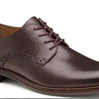 MEN'S JOHNSTON & MURPHY CONARD 2.0 PLAIN TOE | MAHOGANY FULL GRAIN