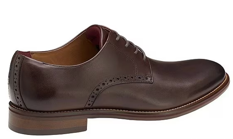 MEN'S JOHNSTON & MURPHY CONARD 2.0 PLAIN TOE | MAHOGANY FULL GRAIN