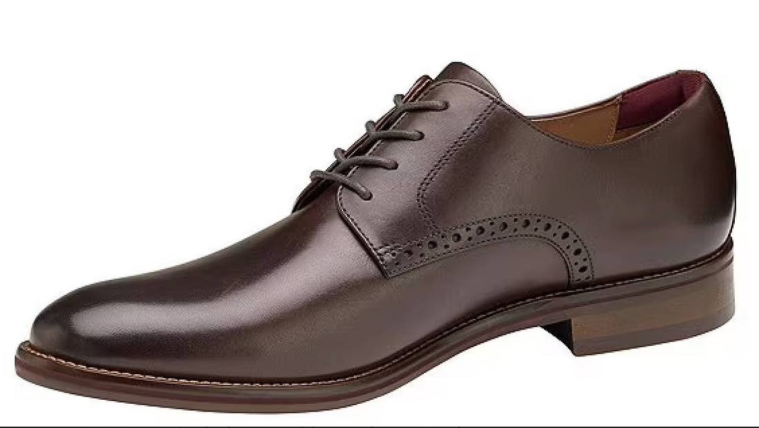 MEN'S JOHNSTON & MURPHY CONARD 2.0 PLAIN TOE | MAHOGANY FULL GRAIN