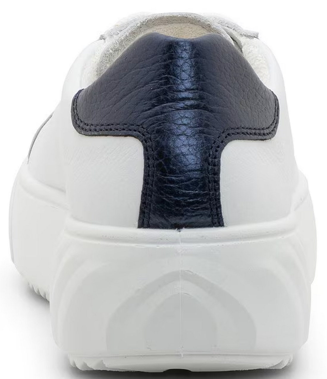 WOMEN'S ARA MIKKY PLATFORM SNEAKER | WHITE / MIDNIGHT BLUE