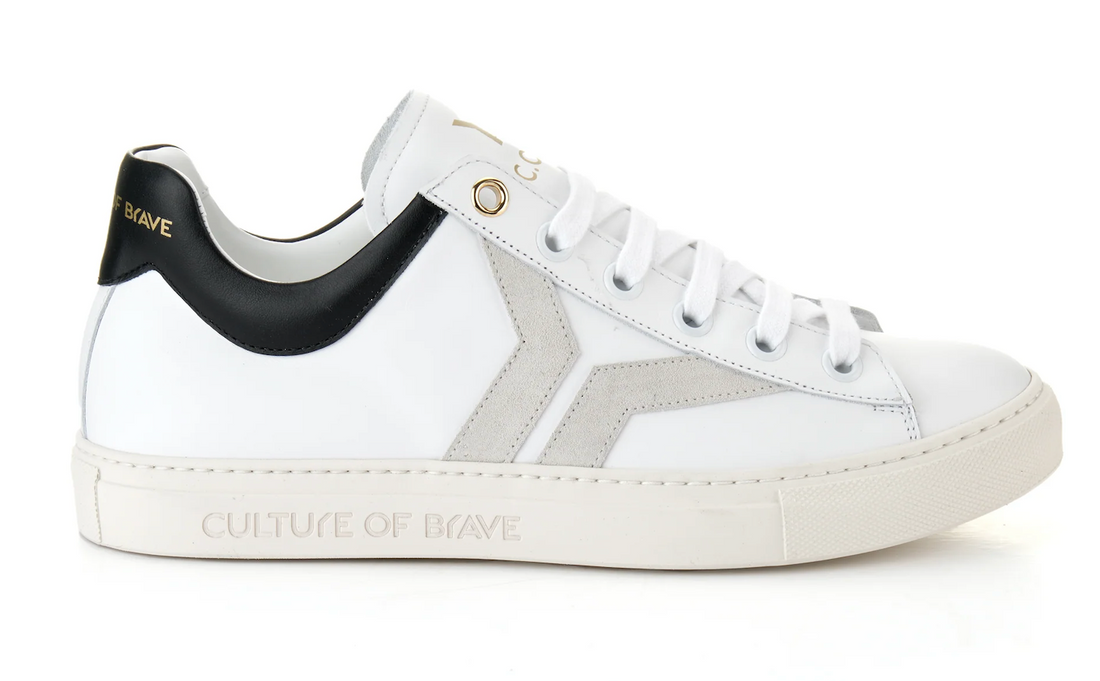 MEN'S C.O.B by CULTURE OF BRAVE COURAGE S32 | WHITE / OFF-WHITE WING / BLACK