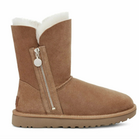 WOMEN'S UGG BAILEY ZIP SHORT BOOT | CHESTNUT