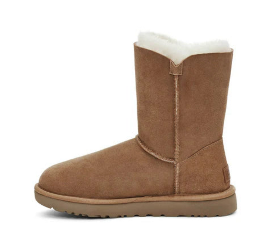 WOMEN'S UGG BAILEY ZIP SHORT BOOT | CHESTNUT