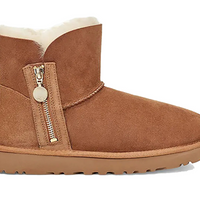 WOMEN'S UGG BAILEY ZIP MINI BOOT | CHESTNUT