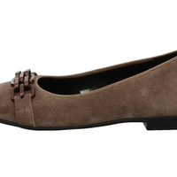 WOMEN'S ARA SCOUT BALLET FLAT CHAIN | SESAME SUEDE