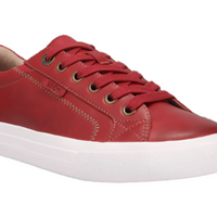 WOMEN'S TAOS PLIM SOUL LUX SNEAKER | RED LEATHER