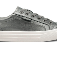 WOMEN'S TAOS PLIM SOUL LUX SNEAKER | PEWTER LEATHER