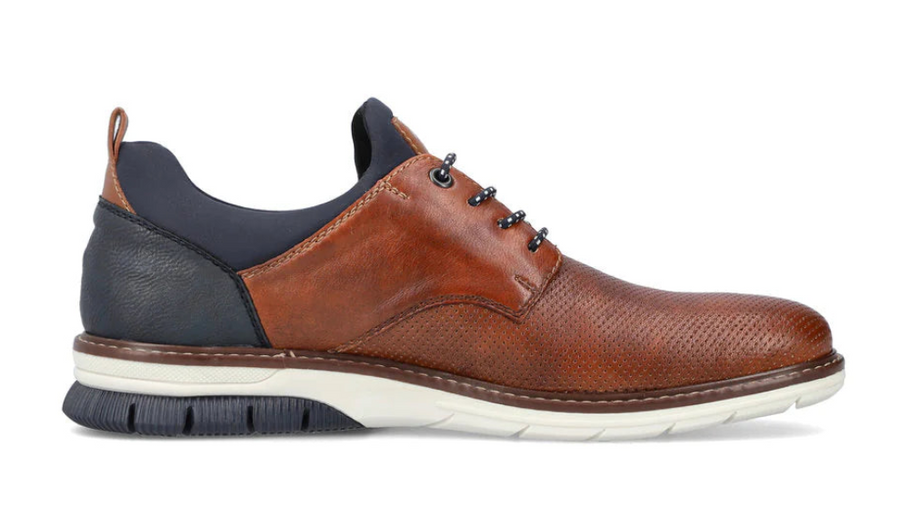 MEN'S RIEKER DUSTIN 50 | NUSS / LAKE / NAVY / AMARETTO