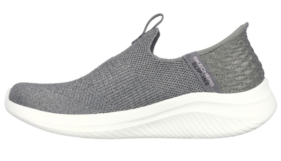 WOMEN'S SKECHERS SLIP-INS: ULTRA FLEX 3.0 SMOOTH STEP | GRAY