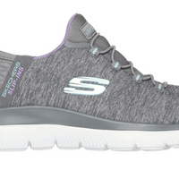 WOMEN'S SKECHERS SLIP-INS: SUMMITS DAZZLING HAZE |  GREY / MULTI